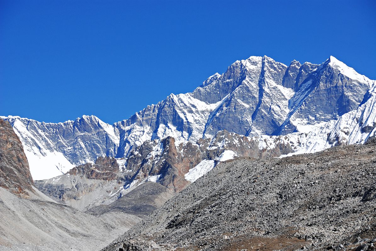 11 03 Nuptse South Face, Everest, Lhotse South Face, Lhotse, Lhotse Middle, Lhotse Shar From Hongu Valley